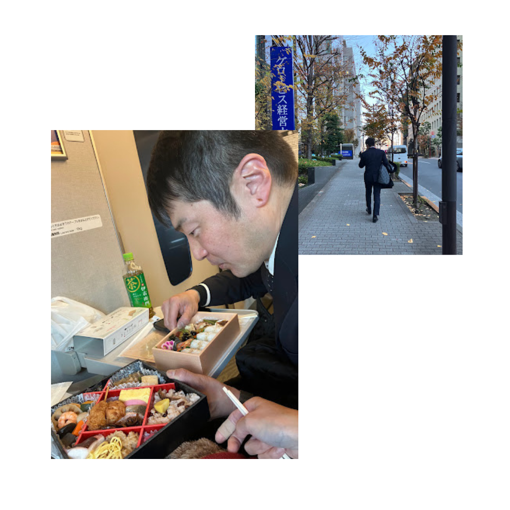 東京出張満喫の社長😋