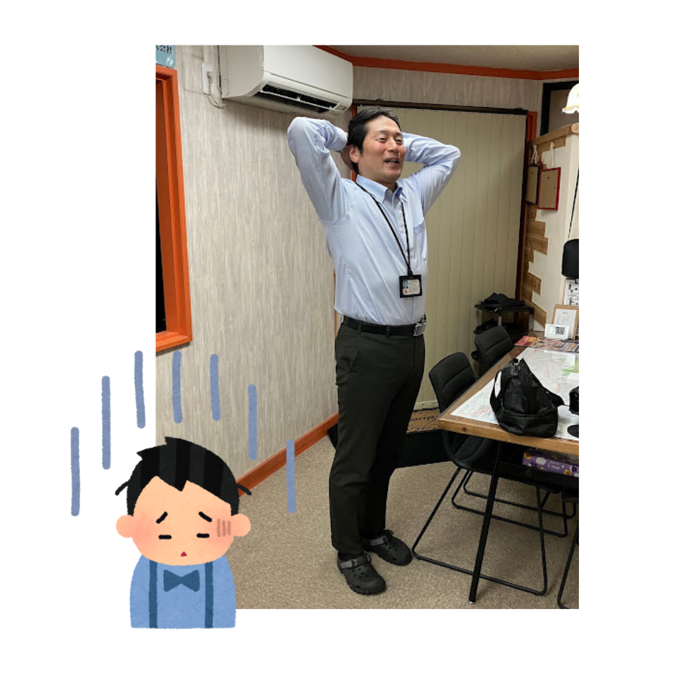 ギリギリに帰社😱