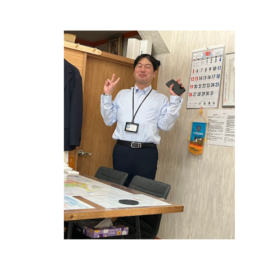 朝から元気な社長✌😊