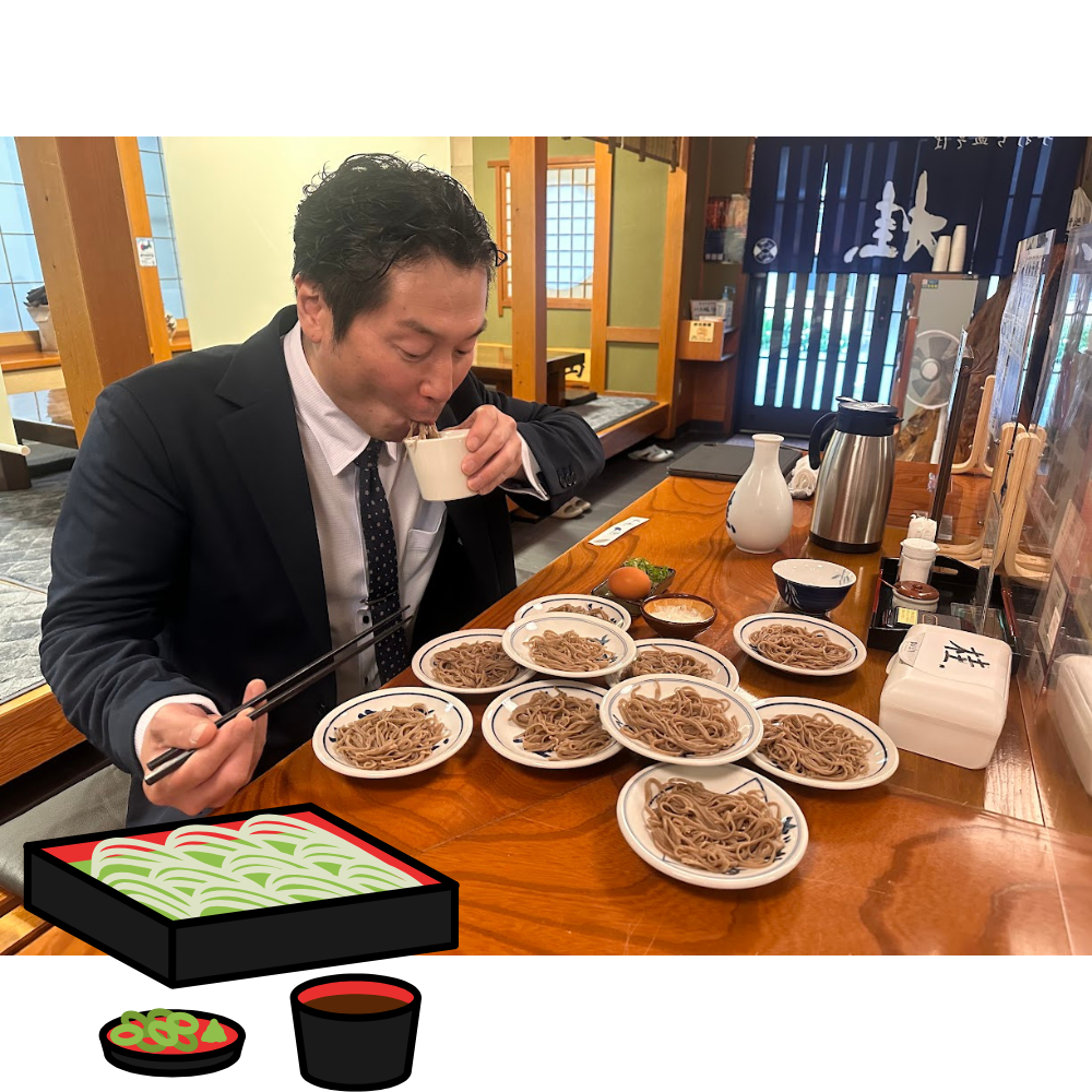 お蕎麦大好き社長🎶